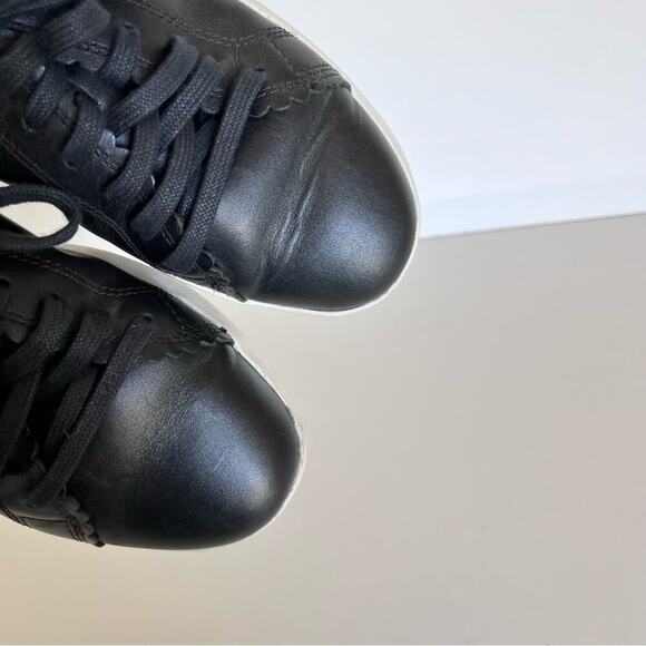 Cole Haan GP Leather & Cow Hair Tennis Sneakers - Picture 13 of 13